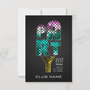 PARTY FLYER-INBJUDAN INBJUDNINGAR