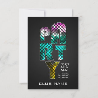 PARTY FLYER-INBJUDAN INBJUDNINGAR