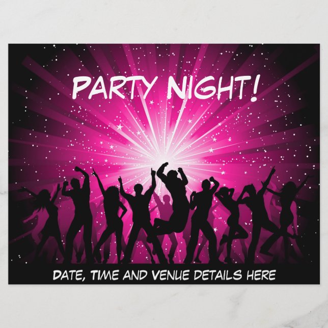 Party flygare reklamblad (Framsidan)