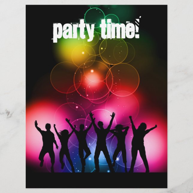 Party flygare reklamblad (Framsidan)