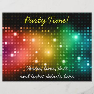 Party flygare reklamblad