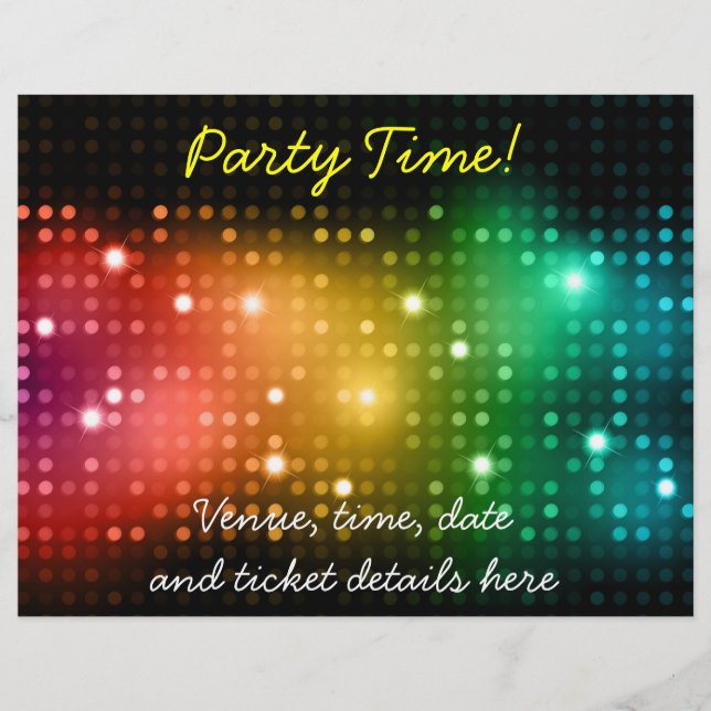 Party flygare reklamblad (Framsidan)