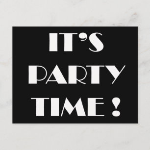 Party-födelsedagsfest Inbjudningar