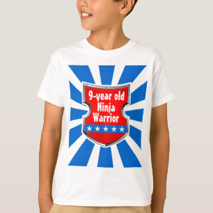 Party för barns födelsedag för Ninja patriotisk Tee