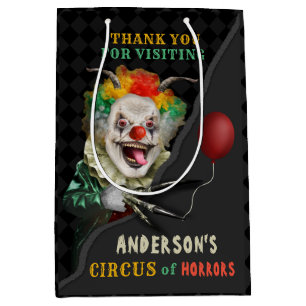 Party för cirkus Halloween för läskig clown vux