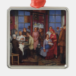 Party För Flytta till ett nytt hem Julgransprydnad Metall