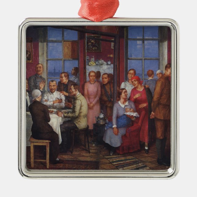 Party För Flytta till ett nytt hem Julgransprydnad Metall (Framsidan)