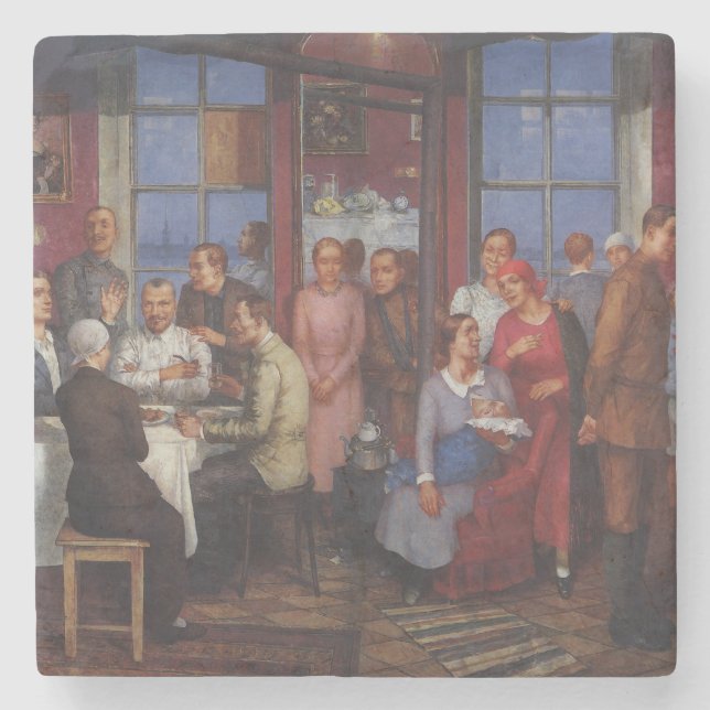 Party För Flytta till ett nytt hus Stenunderlägg (Framsidan)