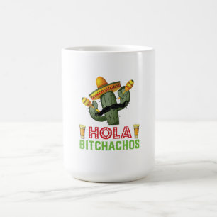 Party för Hola Bitchachos kaktusCinco De Mayo Kaffemugg