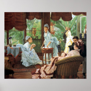 Party för James Tissot VictorianTea Poster