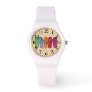 Party för Sandalsflinflip flopsstrand Armbandsur
