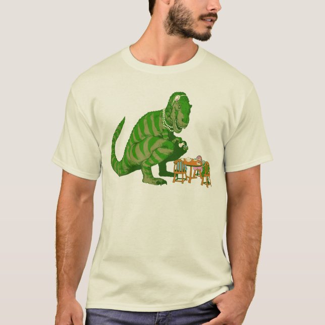 Party för T Rex T T-shirt (Framsida)