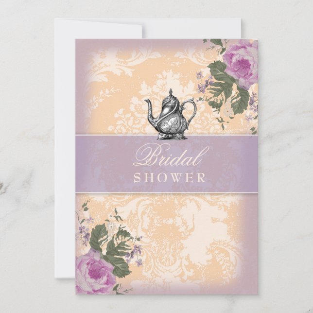 Party för Tea för GCvintagemöhippa Inbjudningar (Framsida)