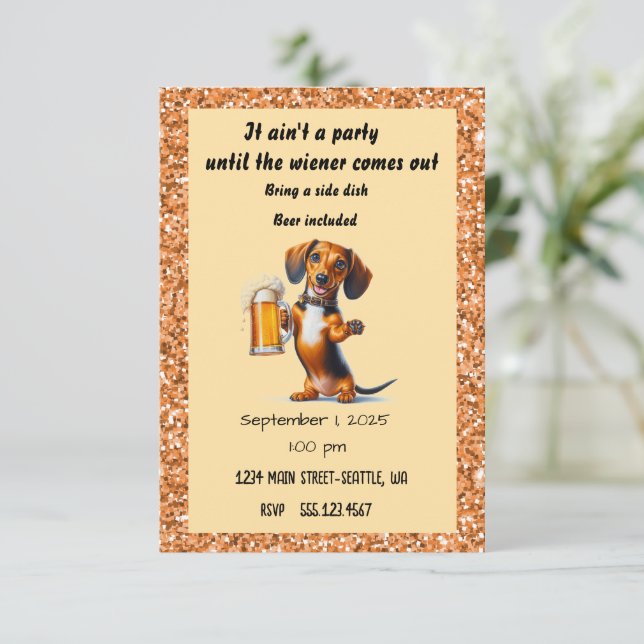 Party för valfri Tillfälle Inbjudningar (Stående Fram)