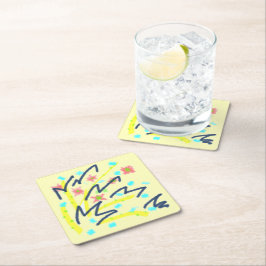 Party förråd underlägg papper kvadrat