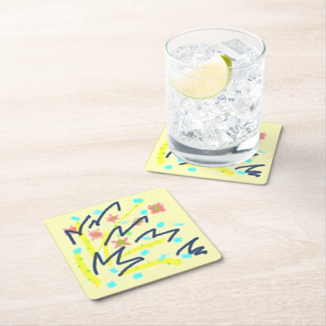 Party förråd underlägg papper kvadrat (Insitu)