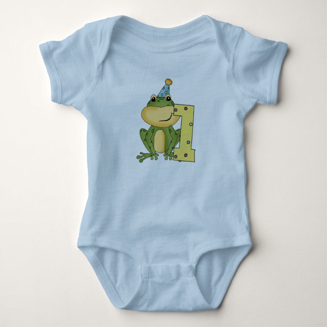 Party Frog 1:a födelsedag T-shirts och gåvor (Framsida)