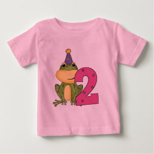 Party Frog 2:a födelsedag T-shirts och gåvor