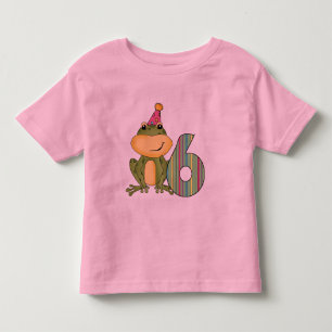 Party Frog 6e Birthday T-shirts and Gifts