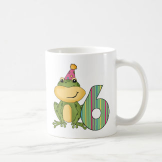 Party Frog 6e Birthday T-shirts and Gifts Kaffemugg