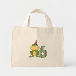 Party Frog 6e Birthday T-shirts and Gifts Mini Tygkasse