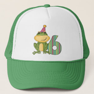 Party Frog 6e Birthday T-shirts and Gifts Truckerkeps