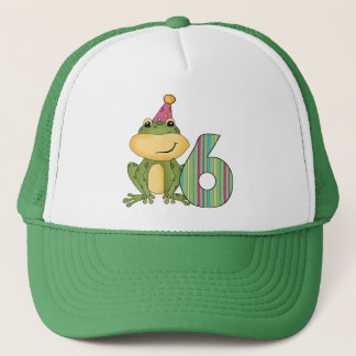 Party Frog 6e Birthday T-shirts and Gifts Truckerkeps