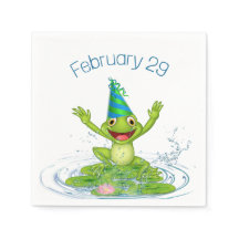 Party Frog for Leap Year Birthday