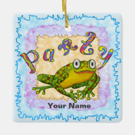 Party Frog Julgransprydnad Keramik