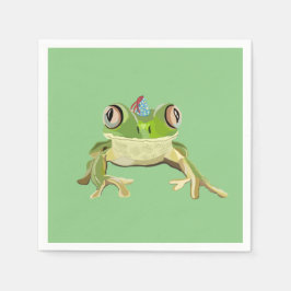 Party Frog Napkins Pappersservett