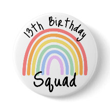 Party, Fully Anpassade, Rainbow Birthday Squad