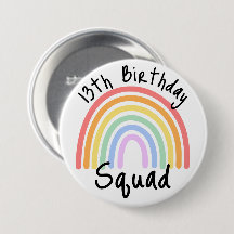 Party, Fully Anpassade, Rainbow Birthday Squad
