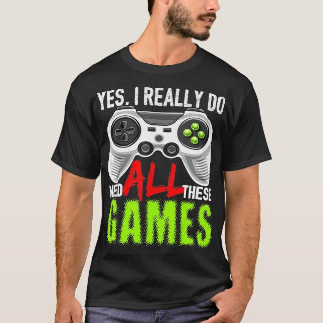 Party Gif-styrenhet för videospelarvideospel T Shirt (Framsida)