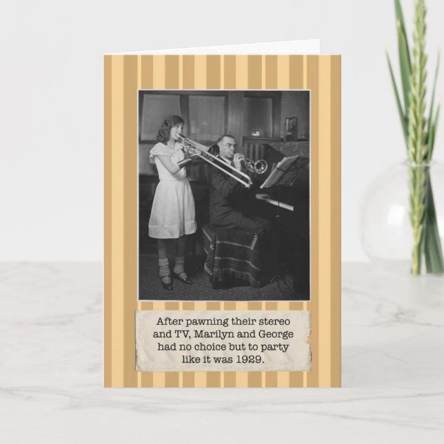 Party gillar att det är 1929-årskort kort (Framsida)