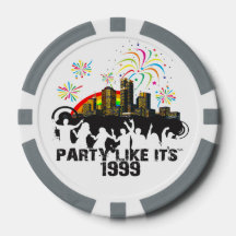 Party gillar det 1999® - Poker Chip - Design 15