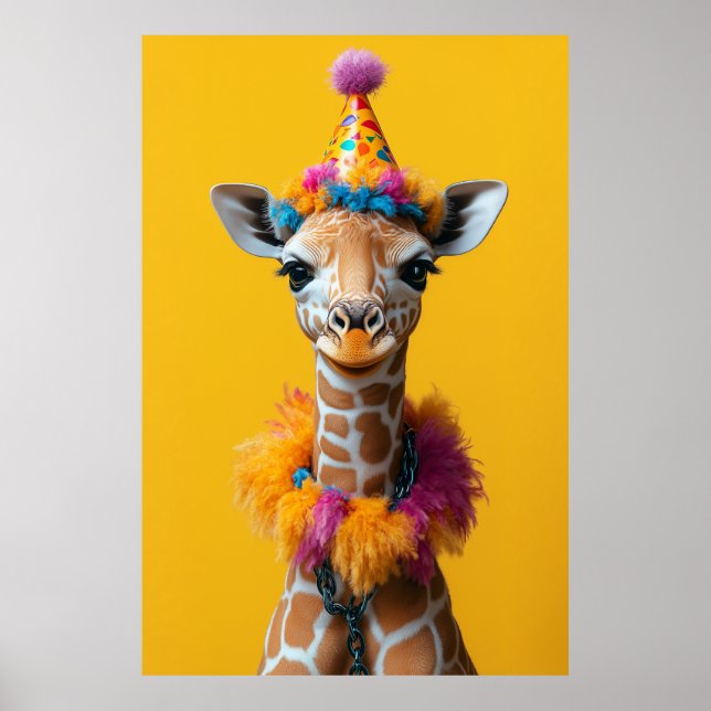Party Giraffe Extravaganza Poster (Framsidan)