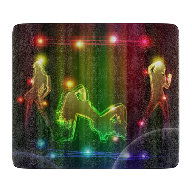 Party Girls Modern Trendig Neon Ljus (Framsidan)