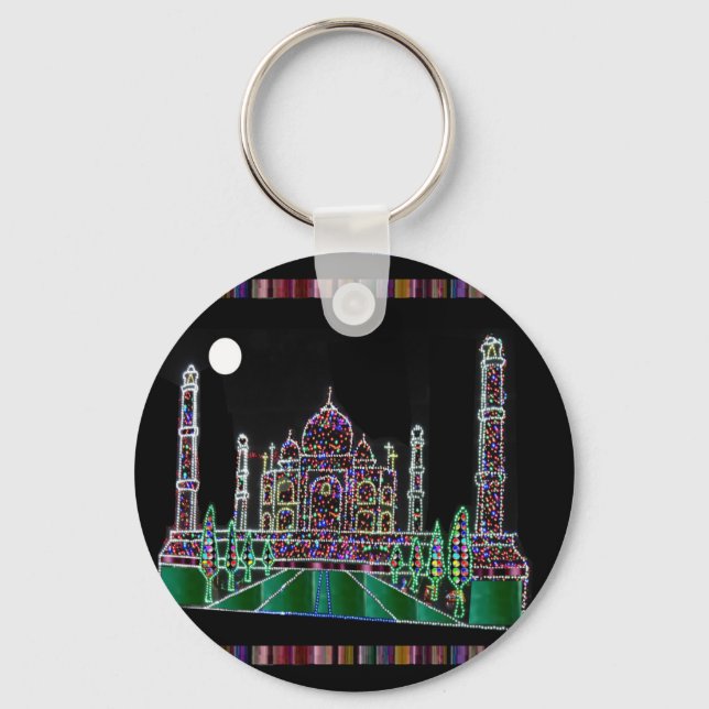 Party GIVEAWAY RETURN GIFTS: Taj Mahal Agra India Nyckelring (Framsida)