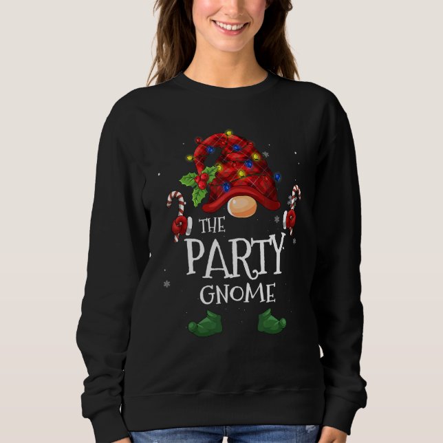 Party Gnome Buffalo Play Julgran Light T Shirt (Framsida)