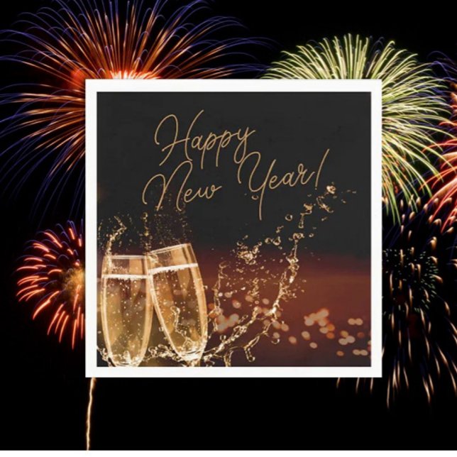 Party! Gott nytt år Napkins Pappersservett (Skapare uppladdad)