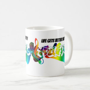 Party Guitar Music Teacher Kaffemugg