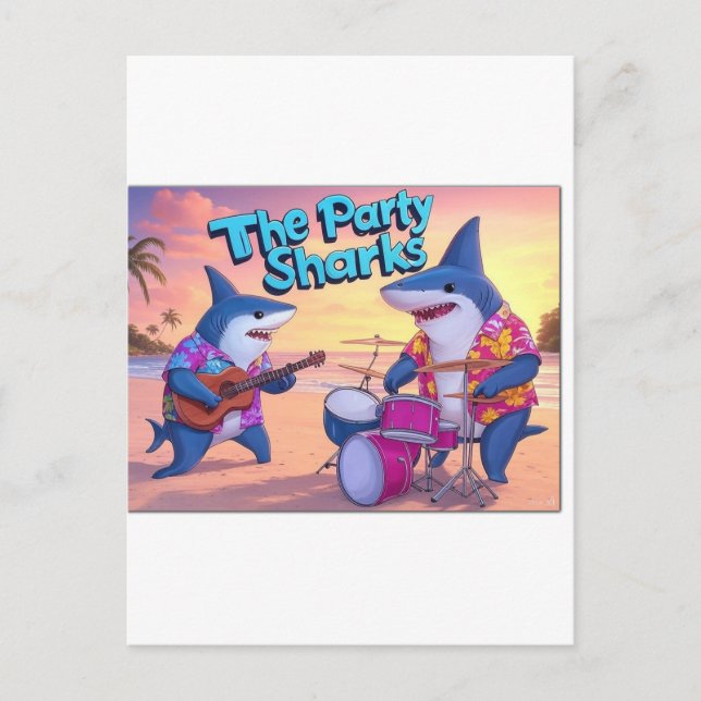 Party-hajbandet Vykort (Framsida)