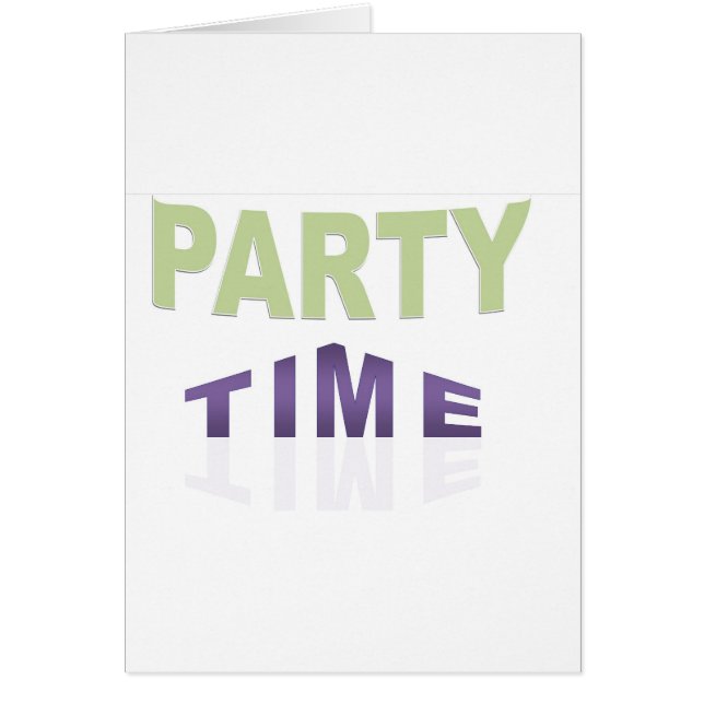 Party Hälsningskort (Framsidan)
