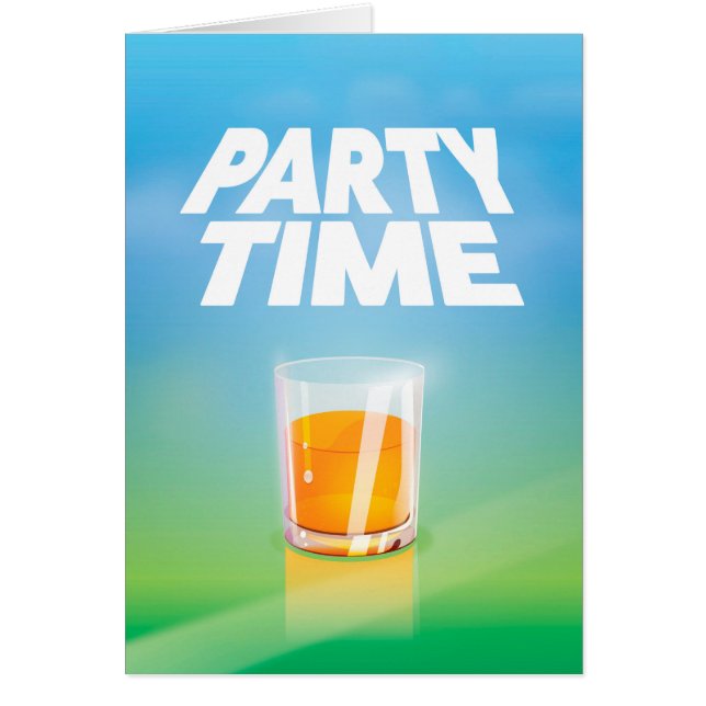 Party Hälsningskort (Framsidan)