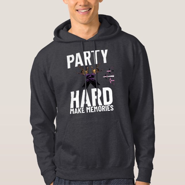Party hard Manar Basic Hooded Sweatshirt (Framsida)