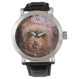 Party Hat Yorkie Armbandsur