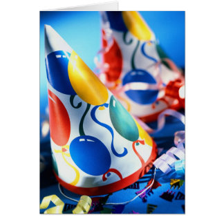 Party Hats Hälsningskort