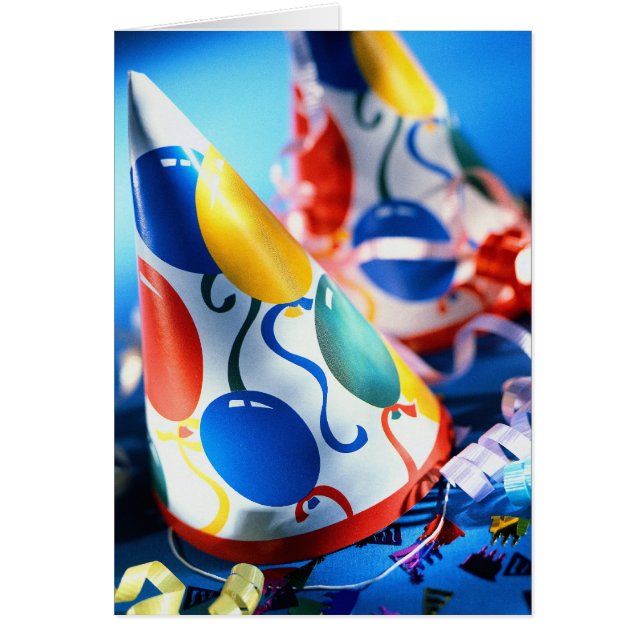 Party Hats Hälsningskort (Framsidan)