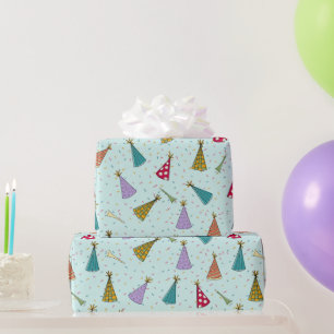 Party Hats Wrapping Papper Presentpapper