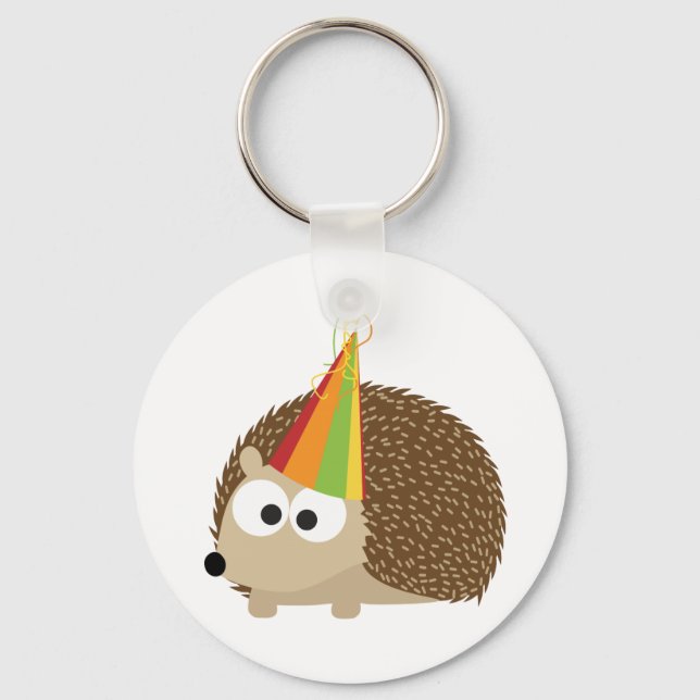 Party Hedgehog Nyckelring (Framsida)